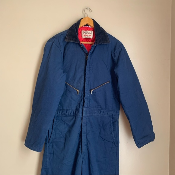 Vintage Walls Blizzard-Pruf Men's Insulated Coveralls Large 42-44 Made in Usa - Picture 1 of 11